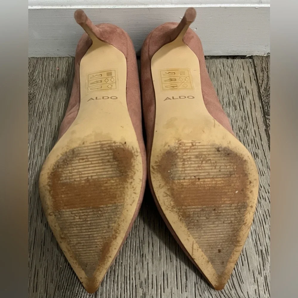 Aldo Praline Suede 3 7/8” Stiletto Women’s Heels size 7.5 - Picture 5 of 5
